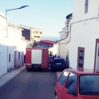 Incendio de vivienda en la localidad pacense de Navalvillar de Pela