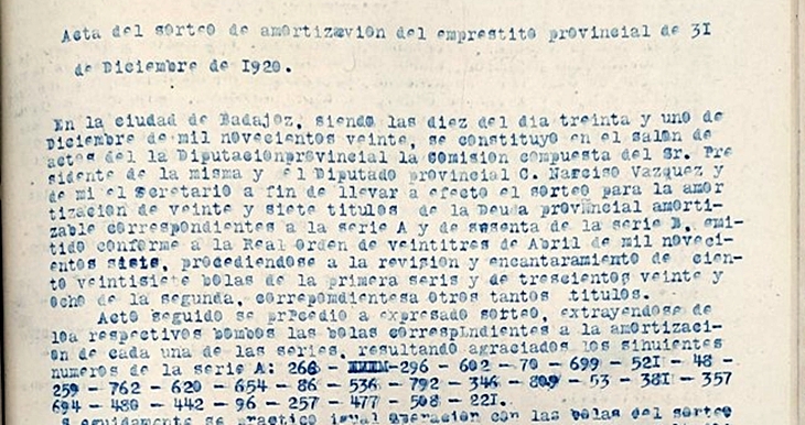 Sucedió hace un siglo: Badajoz en 1921