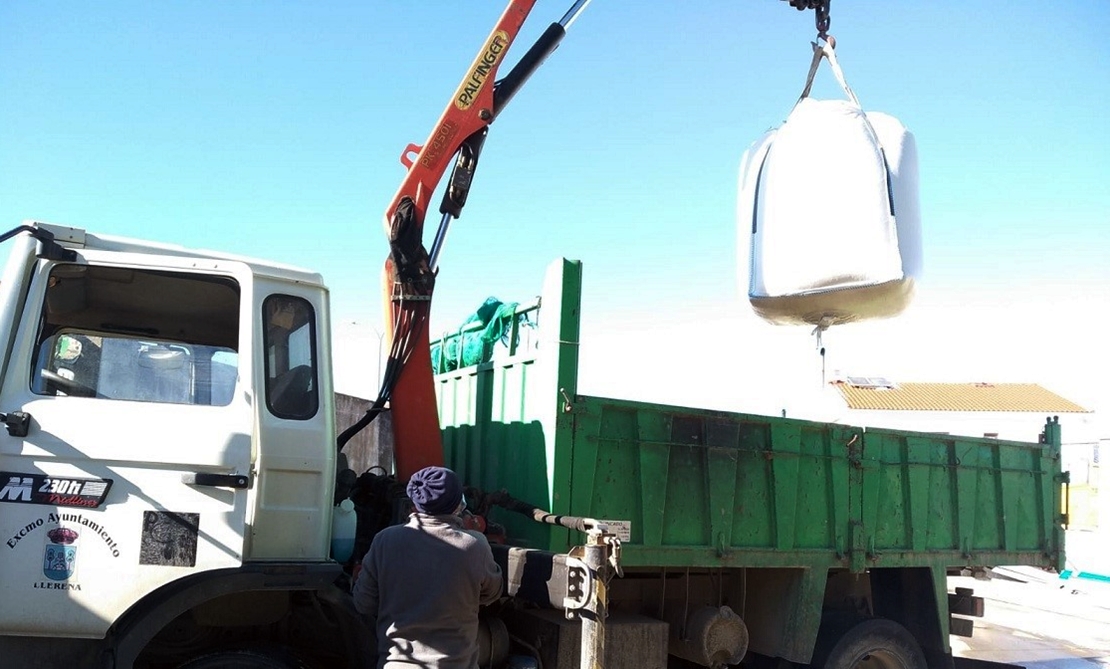 La Diputación de Badajoz atenúa los efectos de la borrasca Filomena