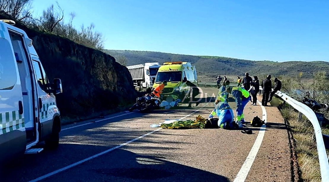 Fallece un hombre en un accidente de tráfico en la EX-322