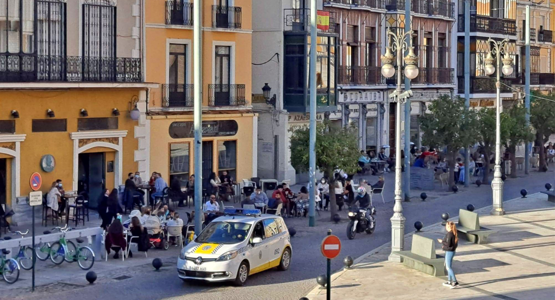 La tarde del domingo termina con cerca de 70 actas de denuncias en Badajoz