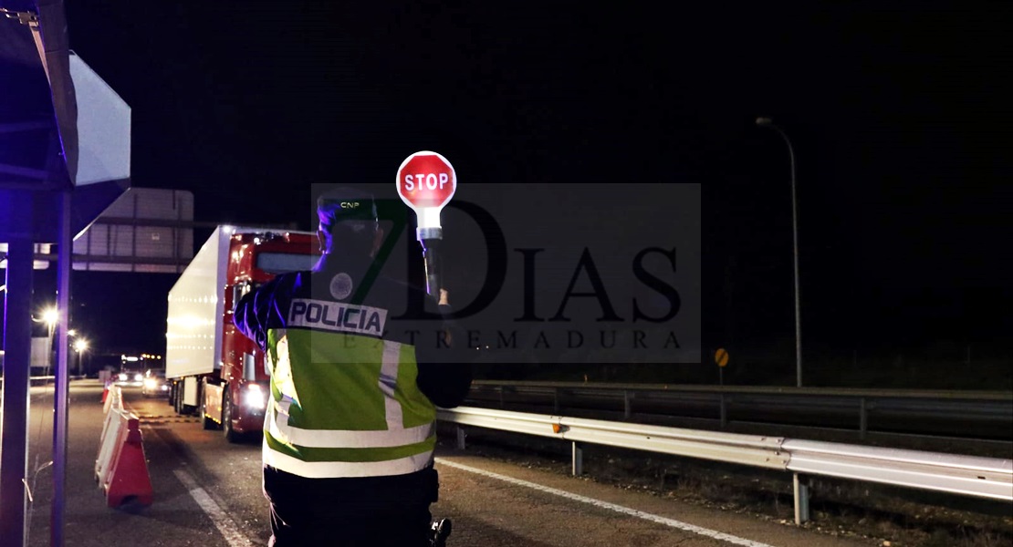 Máximo control en la frontera con Portugal