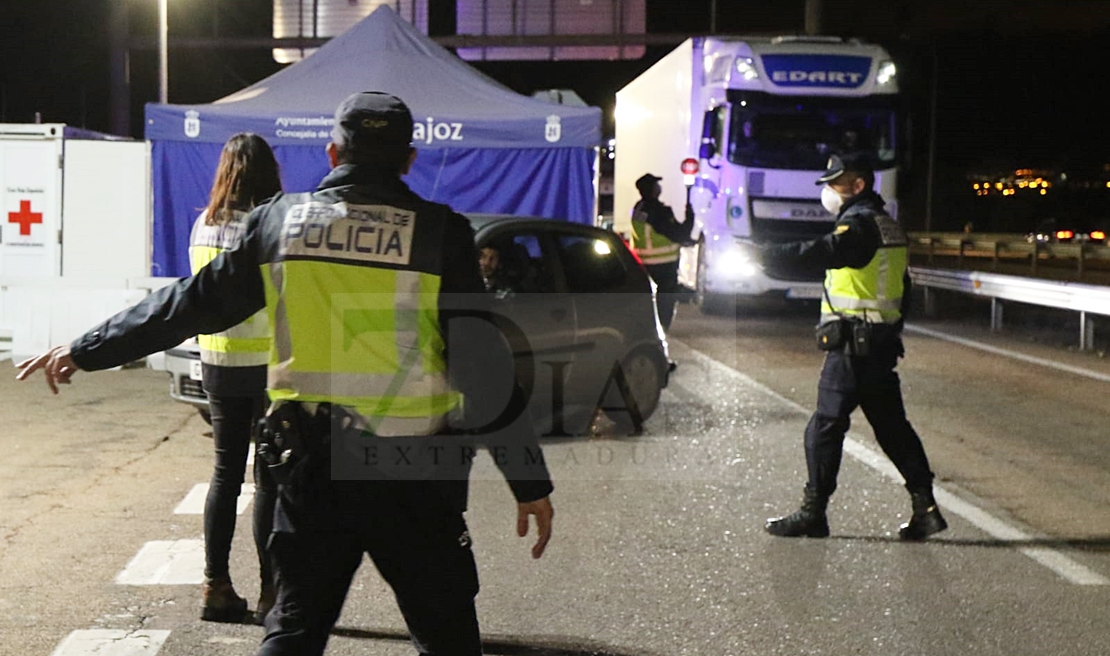 Máximo control en la frontera con Portugal