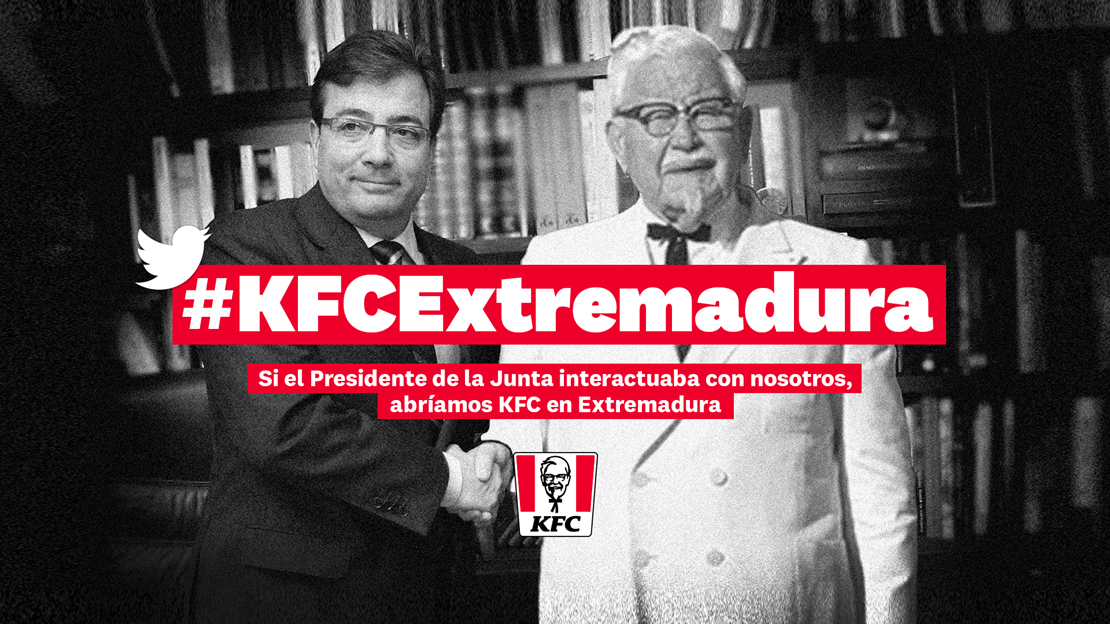Cómo consiguió KFC que su primera apertura en Extremadura fuera un éxito viral