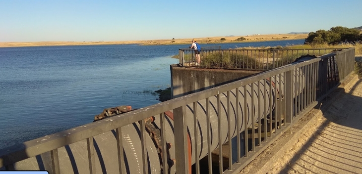 El embalse del Guadiloba (Cáceres) roza el 60% de su capacidad y seguirá lloviendo los próximos días