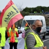 Agricultores extremeños cortan la Autovía A-5 durante horas en defensa del tabaco