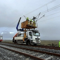 Adif AV inicia la fase final de las obras de electrificación entre Cáceres y Plasencia