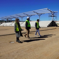 Avanzan a buen ritmo las obras de la Ciudad del Fútbol en Cáceres