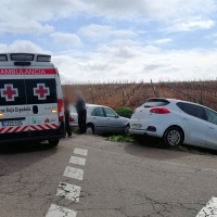 Tres heridos en un accidente de tráfico cerca de Almendralejo (Badajoz)