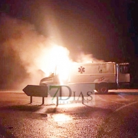 Tres días con Ambucoex: Nuevo incendio en una ambulancia