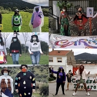 La pandemia no impide la celebración de uno de los carnavales más antiguos de Extremadura