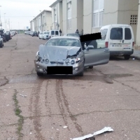 Un conductor se niega a someterse a la pruebas de alcoholemia tras un accidente en Talavera la Real