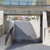 Nuevo paso soterrado bajo la vía férrea en Zafra