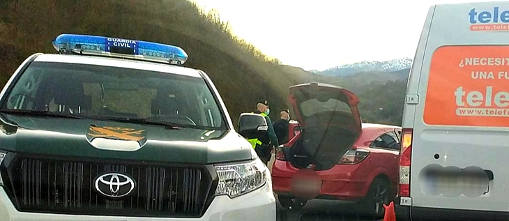 La Guardia Civil detiene a un vecino de Mérida tras una persecución