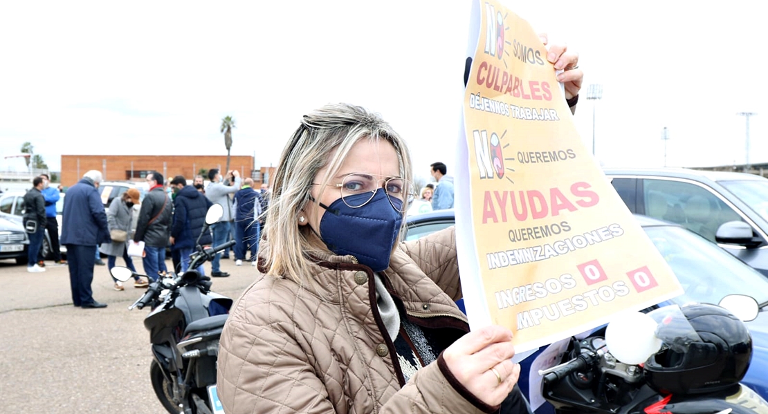 Los autónomos de Badajoz vuelven a manifestar su