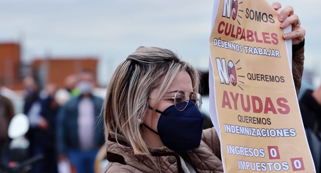 Los autónomos de Badajoz vuelven a manifestar su