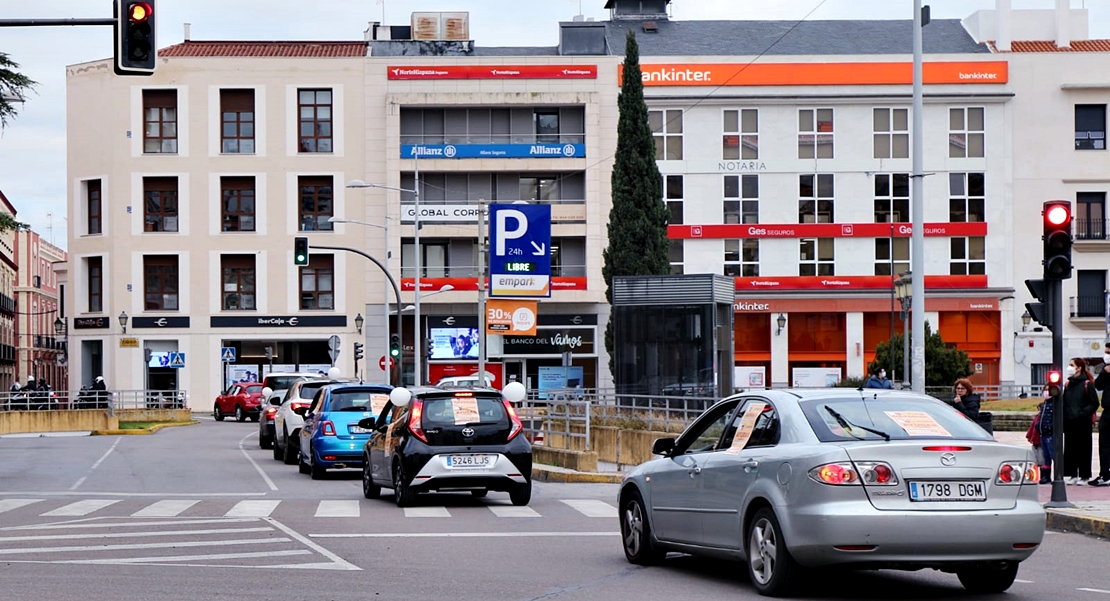 Los autónomos de Badajoz vuelven a manifestar su