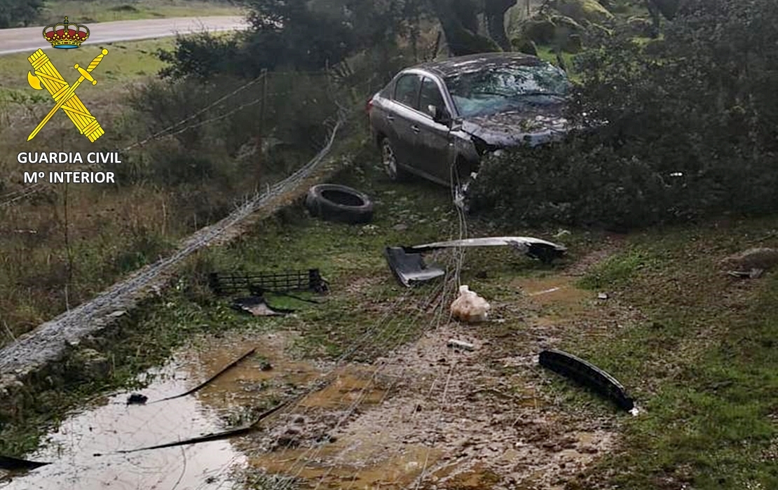 Localizan a un joven desorientado tras sufrir un accidente de tráfico (EX-381)