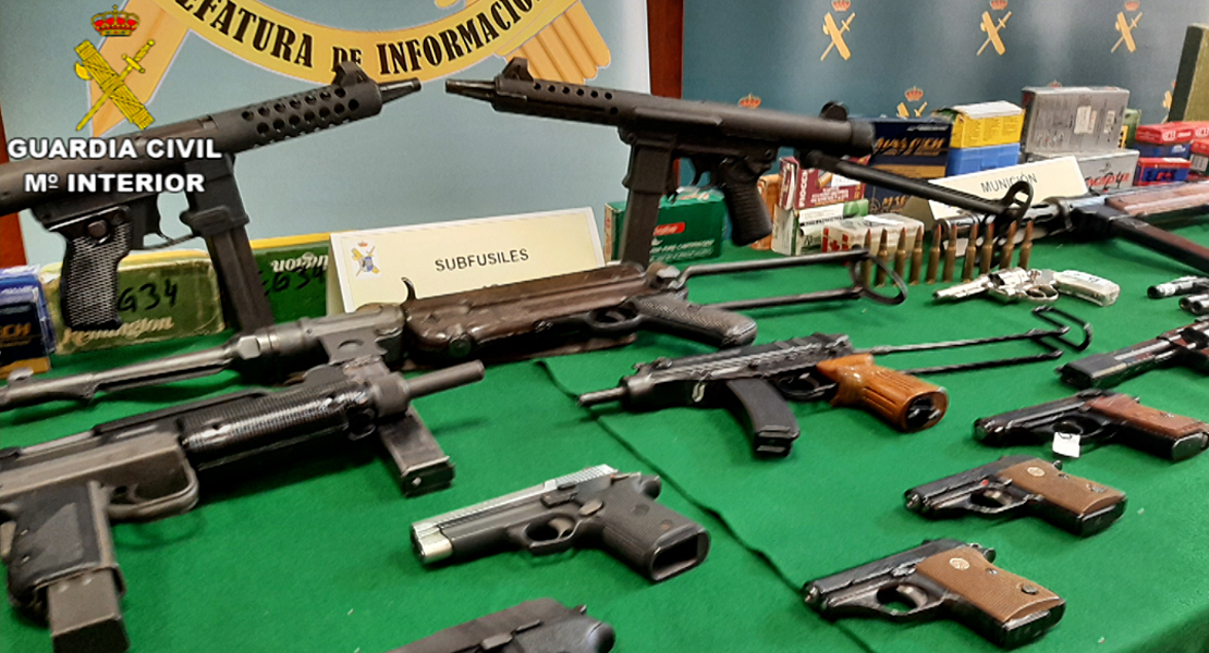 Desmantelan en el País Vasco y Valencia una trama de venta ilegal de armas de guerra