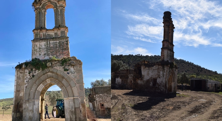 El Ayto de Jerez se suma a la denuncia por la destrucción de la ermita de Santa María de Brovales