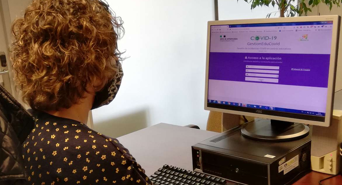 Nueva aplicación web para gestionar los casos covid en los centros educativos de Extremadura