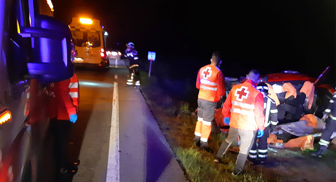 Grave tras accidentarse y quedar atrapado cerca de Don Benito minutos antes del toque de queda