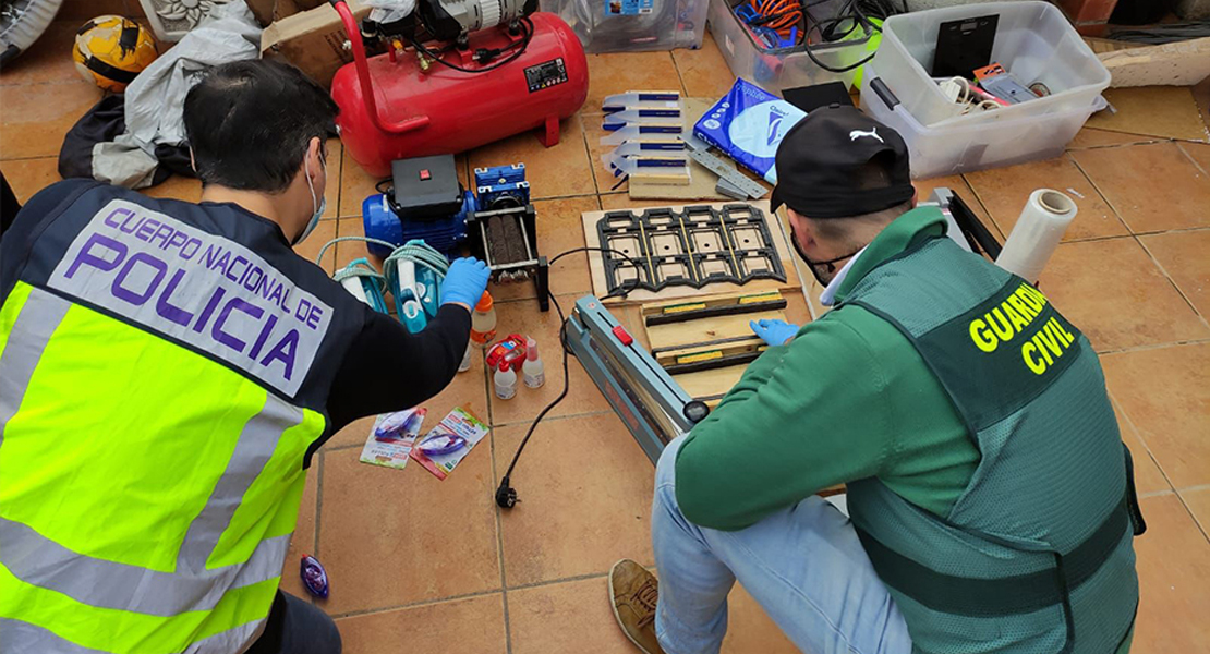 Cae una organización criminal dedicada a introducir billetes falsos de 500 euros en España