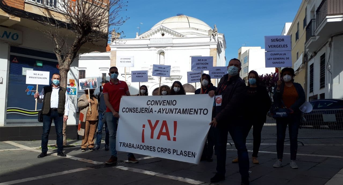 Apoyo a los trabajadores del CRPS de Plasencia en su lucha contra la privatización de la Junta