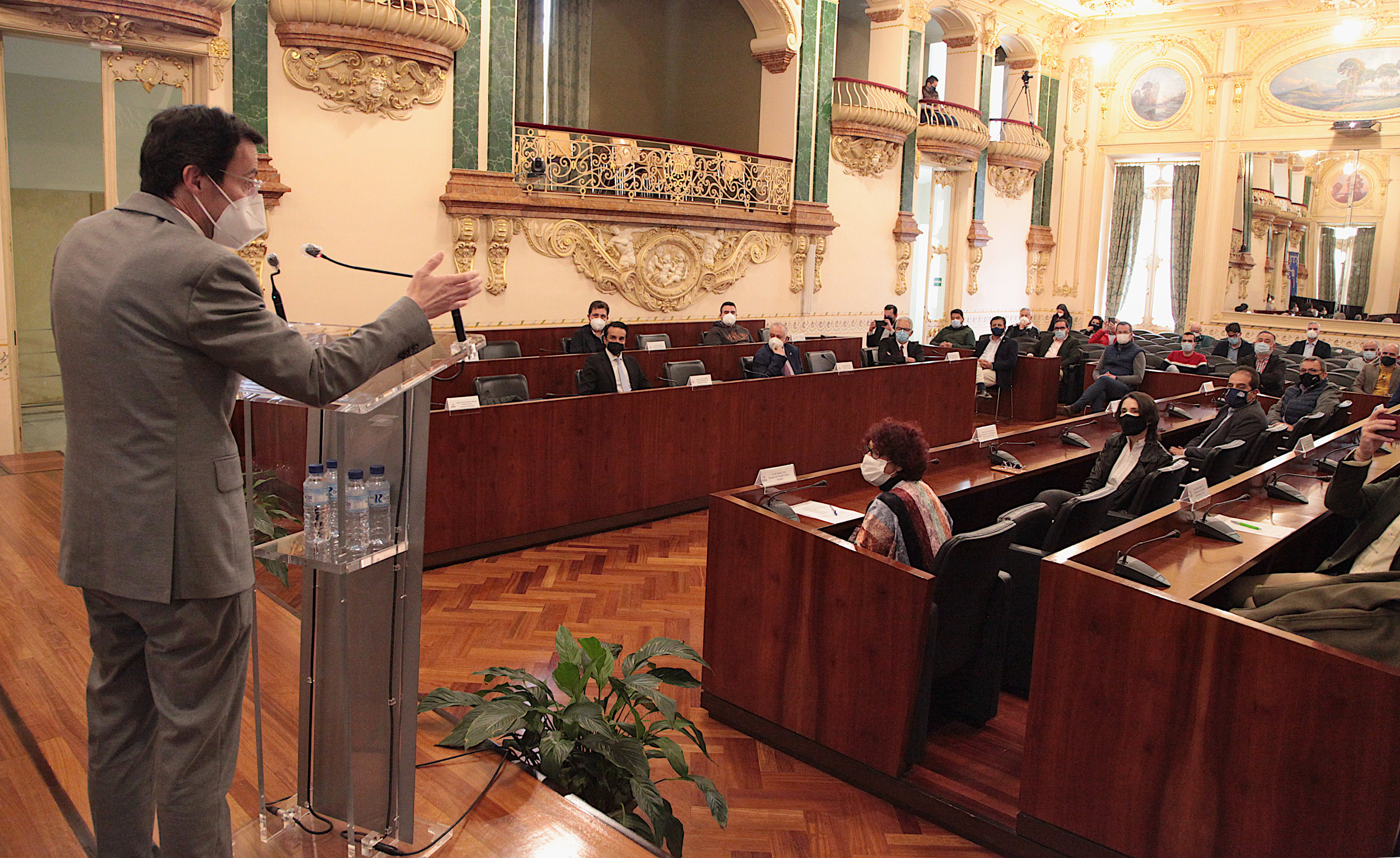 Miguel Ángel Gallardo agradece a las federaciones que lleven el deporte al mundo rural