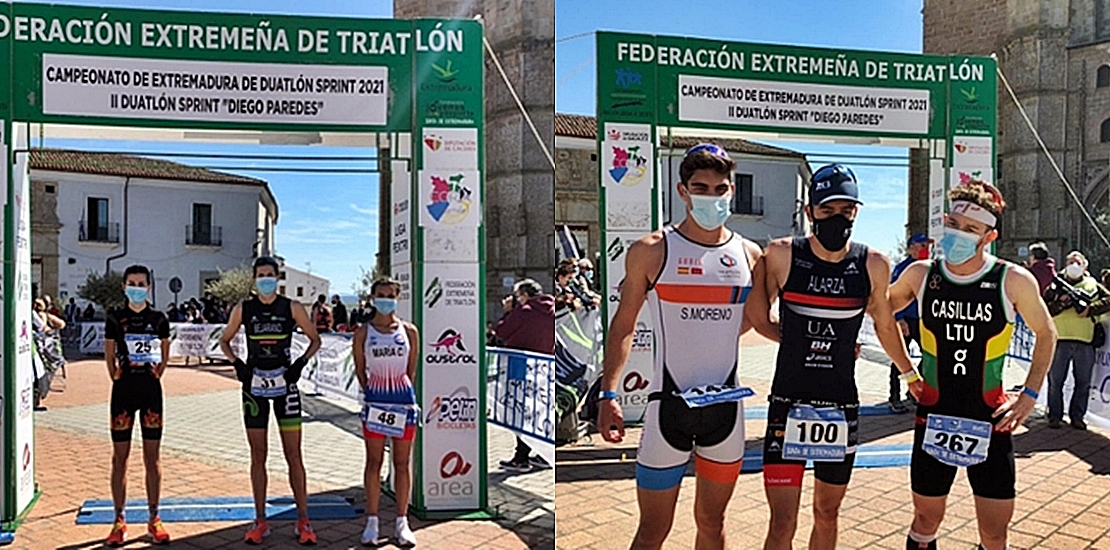 Alarza y Bejarano se proclaman campeones del Duatlón Sprint Diego Paredes II