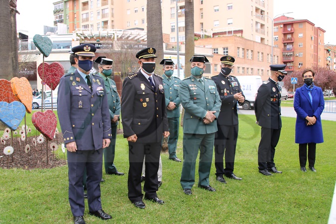 Imágenes del acto homenaje a las víctimas del terrorismo en Badajoz