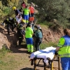 Complicado rescate de un hombre en Alange (Badajoz)
