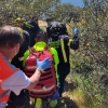 Complicado rescate de un hombre en Alange (Badajoz)