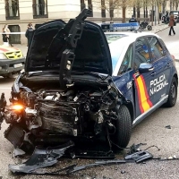 Cuatro policías heridos tras una persecución por las calles de Madrid