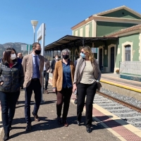 La delegada del Gobierno resalta la mejora de las líneas de ferrocarril convencional en Extremadura