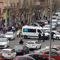 Un herido en una colisión en Ricardo Carapeto