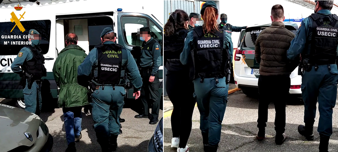La Guardia Civil desarticula tres puntos de venta de drogas en Extremadura
