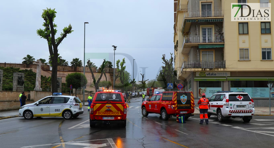 Cortan la Ronda del Pilar debido a un escape de gas