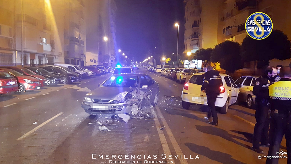 Un conductor de 25 años causa un accidente de tráfico tras triplicar la tasa de alcohol