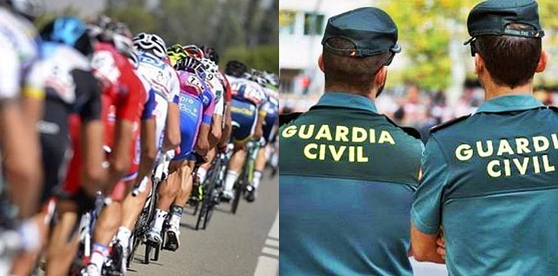 Selección de los agentes que trabajaran en la Vuelta Ciclista España a su paso por Extremadura