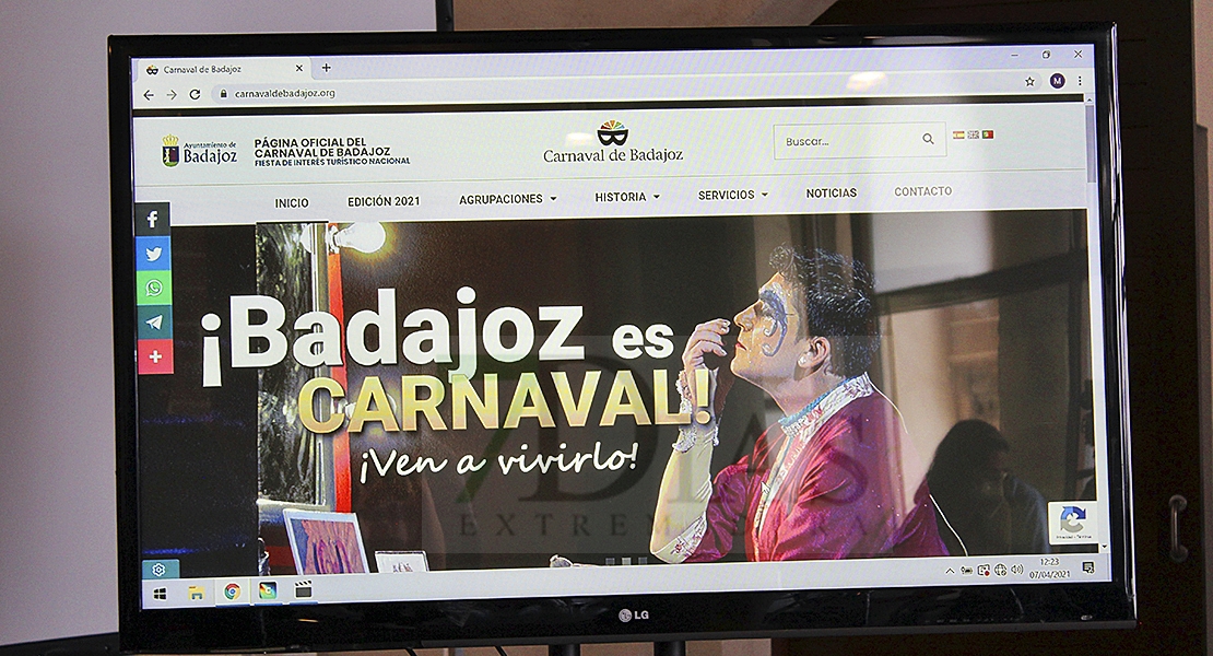 Badajoz ya tiene una web del Carnaval, el último paso para ser de Interés Turístico Internacional