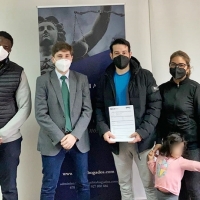 Una familia salvadoreña comienza una nueva vida gracias al despacho extremeño Katibi Abogados