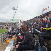 Ambiente en el Nuevo Vivero antes del partido contra el Real Madrid Castilla