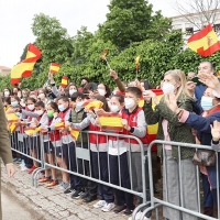 Valencia de Alcántara recibe con los brazos abiertos al Rey Felipe VI