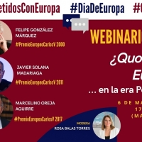 F. Yuste reúne a González, Solana y Oreja para reflexionar sobre el futuro de Europa