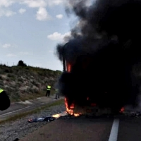 &quot;Solo me dio tiempo a frenar y saltar del camión&quot;