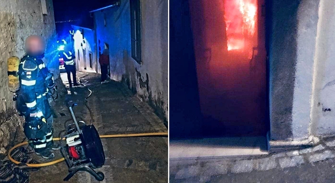 Incendio de vivienda en Magacela (Badajoz)