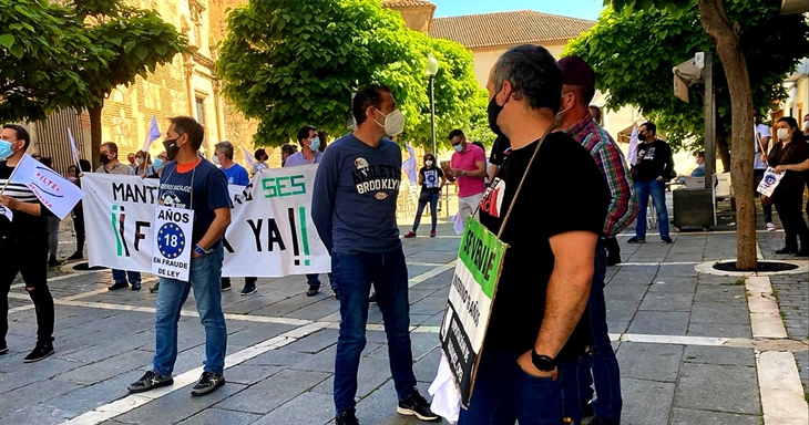 REPOR/ Manifestación de USO en la Asamblea de Extremadura