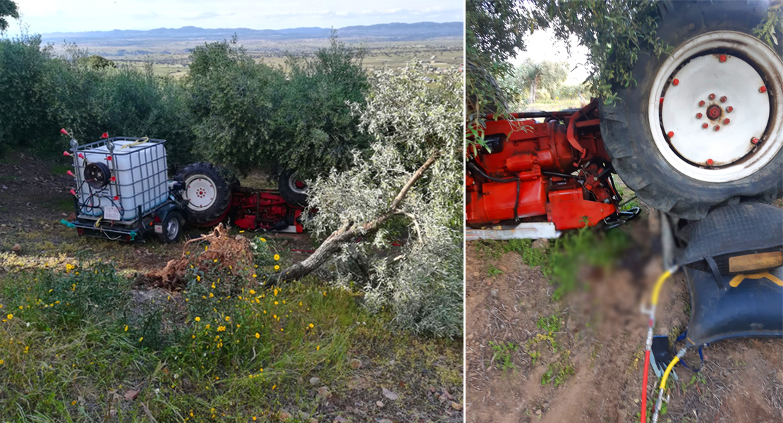 Segundo fallecido del fin de semana en Extremadura tras quedar atrapado bajo un tractor