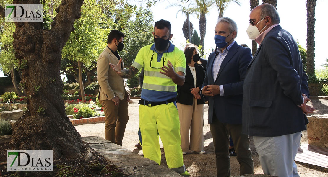 REPOR/ visita a la rehabilitación de los jardines de La Galera